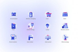 Power and Energy - Gradient Icons 47731432