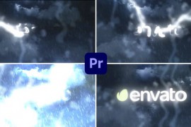 Thunder Storm | Hurricane Cyclone Lightning Logo Text 45570870