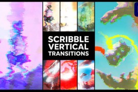Scribble Vertical Transitions | Premiere Pro MOGRT 52610136