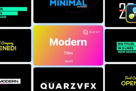 Big Modern Titles for DaVinci Resolve Vol. 03 48596271