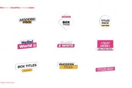 Box Titles | FCPX 51225897