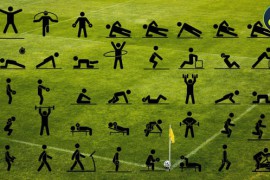 40 Animated Fitness Pictograms | DaVinci Resolve 46852352