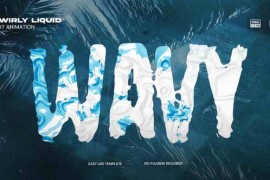 Free Download:Swirly Liquid Text Animation 58814869