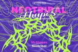 CreativeMarket – Neotribal Shapes Pack 196290479