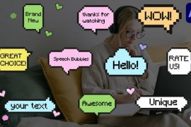 Pixel Speech Bubbles for After Effects 47565019