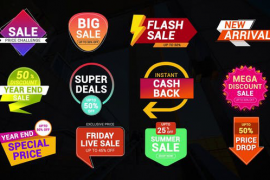 Clean Sale Lables & Badges Pack 50823654