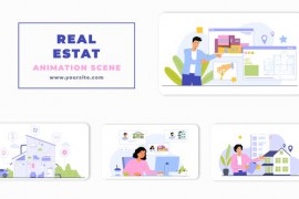 Vector Real Estate Animation Scene 46438521