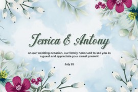 Wedding Invitation Intro 44852325
