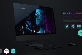 Mock-Up Desktop // Website Presentation 26480140