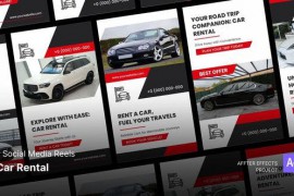 Social Media Reels - Car Rental After Effects Template 48362047