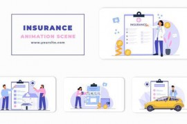 Premiere Pro Insurance Policy Animation Scene 46461568