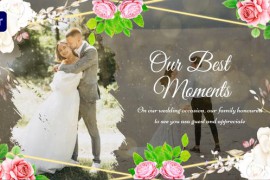 Ink Wedding Slideshow MOGRT 52685865