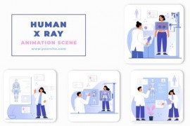 Human X Ray Premiere Pro Animation Scene 46442062