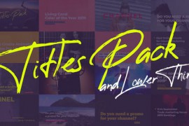Titles and Lower Thirds Pack 23466175