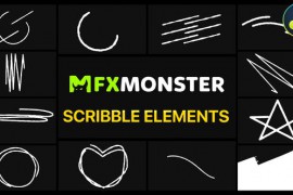 Scribble Elements 02 | DaVinci Resolve 31208977