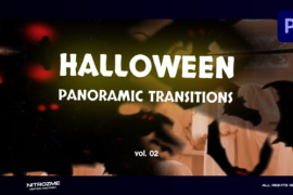 Halloween Panoramic Transitions Vol. 02 for Premiere Pro 48475060