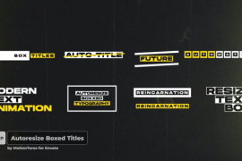 Box Text Titles \ FCPX 50657659