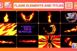 Flame And Titles | FCPX 26381016