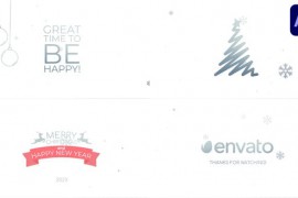 Merry Christmas Typo | After Effects 48998470