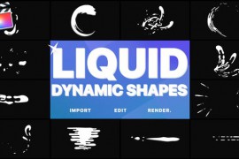 Dynamic Liquid Shapes | FCPX 24233428