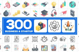 300 Icons Pack - Business & Startups 45655212