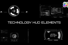 Technology Hud Elements for FCPX 51666064
