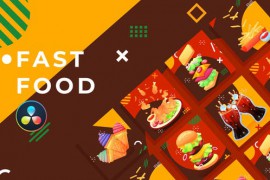 Fast Food Product Promo | DaVinci Resolve 32684793