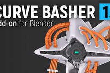 Free Download:Curve Basher Add-on For Blender v1.4.3