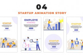 Business Startup Vector 2D Character Instagram Story 48659708