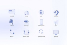 Contact Us - Flat Icons 49187271