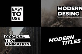 Modern Titles | After Effects 49665169