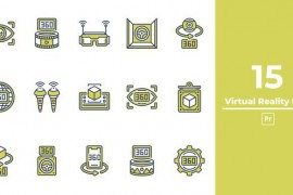Virtual Reality Icon Premiere Pro 50382575
