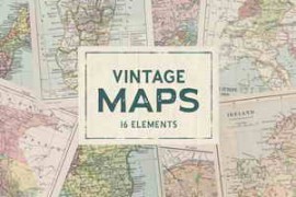 Pixelbuddha – Vintage Maps Collection