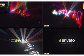 Colorful Glitch Logo Reveal 43539316