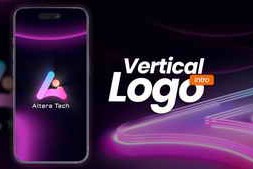 Free Download:Vertical Logo Intro 64068316