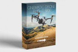 FCPX Full Access Cinematic Drone Flight SFX Library AiFF