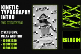 Kinetic Intro for Instagram | PP 46158301