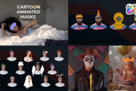 Cartoon Animated Masks for FCPX 43176161