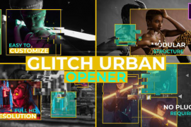 Glitch Urban Opener I MOGRT 45508875