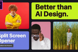 Multiscreen Slideshow | Perfect Dynamic Opener Split Screen MOGRT for Premier Pro 51246131
