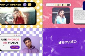 Stylish Pop Up Opener | Premiere Pro MOGRT 43236739