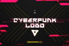 Cyberpunk Glitch Logo Reveal 45198189
