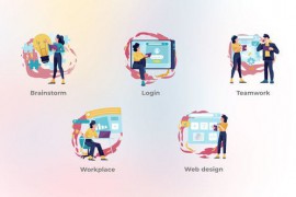 Teamwork - Flat Concept Colorful 47721523