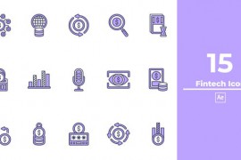 Fintech Icon After Effects 49385610