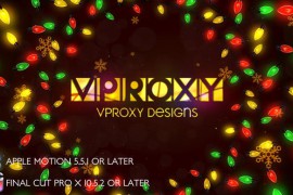 Christmas Lights Logo Opener - Apple Motion 49205277