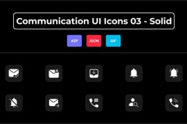 Communication UI Icons 03 - Solid 44836906