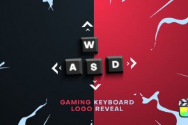PC Gaming Keyboard Logo Reveal 47236440