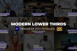 Modern Lower Thirds | Premiere Pro 44636721