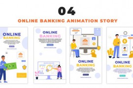 Online Banking Vector Avatar Instagram Story 48657947