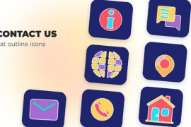 Cloud Technology - Flat Outline Icons 45844300